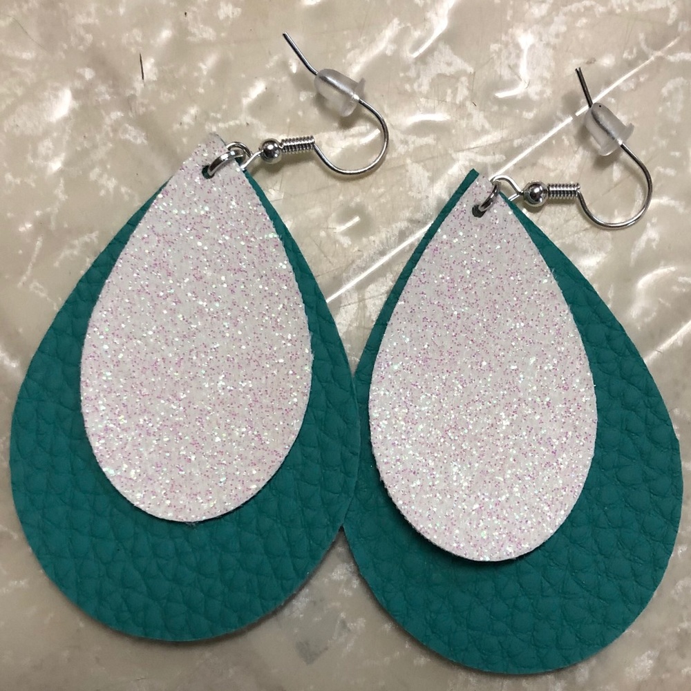 Faux Leather Earrings